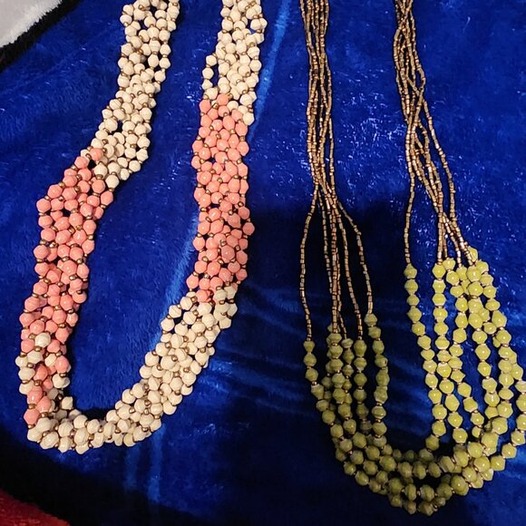 Beautiful Statement Beaded Necklaces - Picture 1 of 3